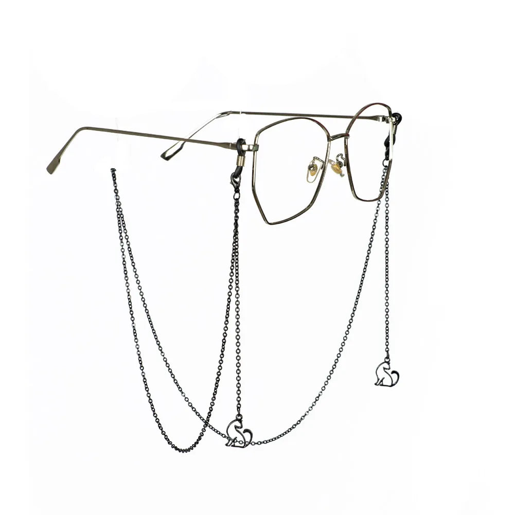 New Fashion Pendant Glasses Chain, Cross Eyeglasses & Sunglasses Metal Holder Lanyard Necklace