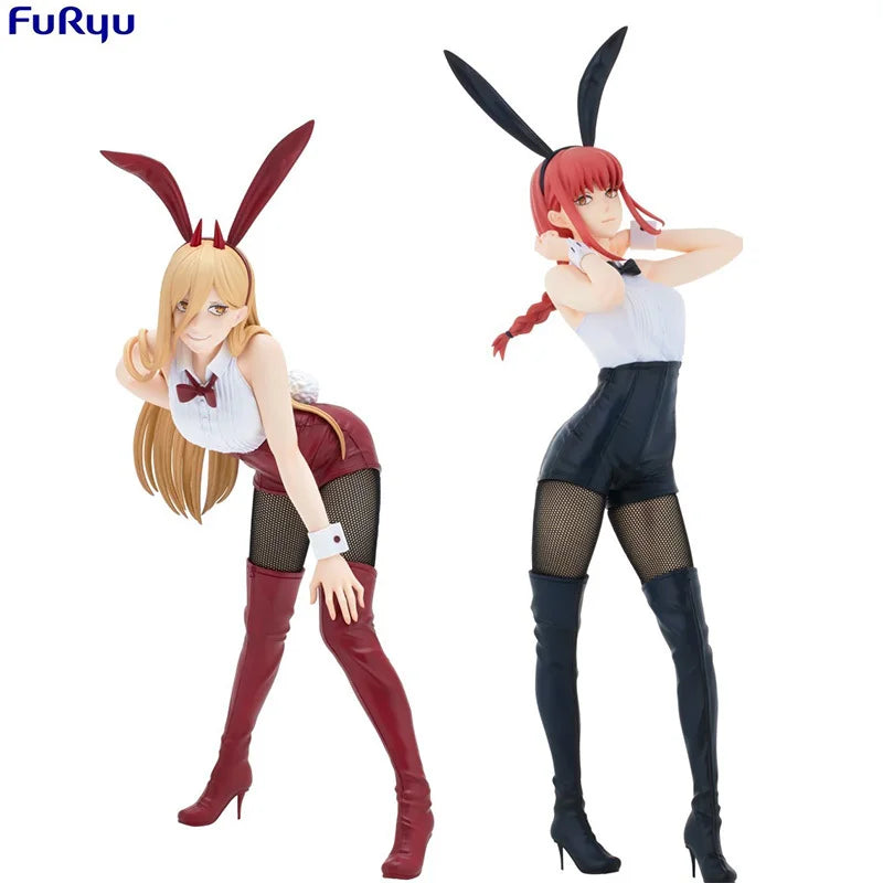 Furyu Chainsaw Man Bunny Girl Figures — Makima & Power Original Anime Collectibles