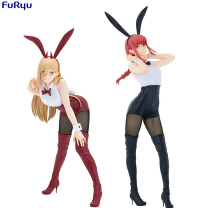 Furyu Chainsaw Man Bunny Girl Figures — Makima & Power Original Anime Collectibles
