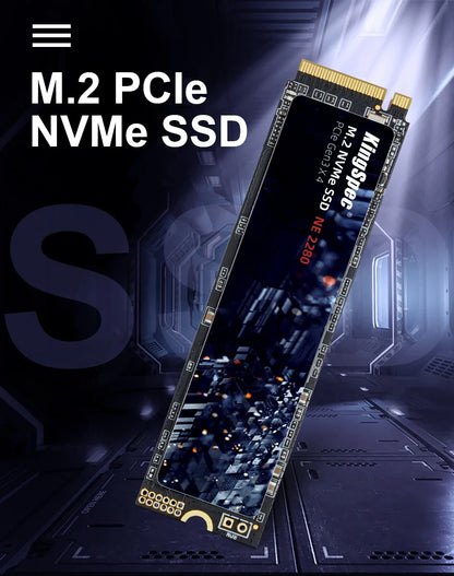 KingSpec M2 SSD NVMe – 128GB, 256GB, 512GB, 1TB PCIe 3.0 Internal Solid State Drive for Laptop & Desktop 2280