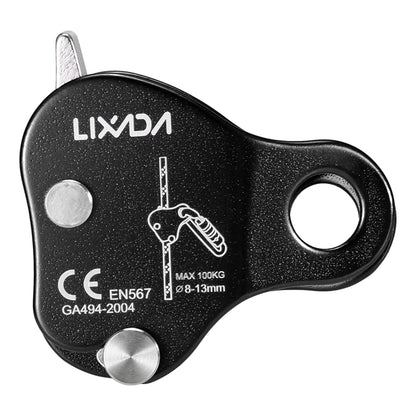 Climbing Ascender Belay Device – Arborist Rope Protection Grip for 8-13MM Outdoor Mountain Climbing Rigging