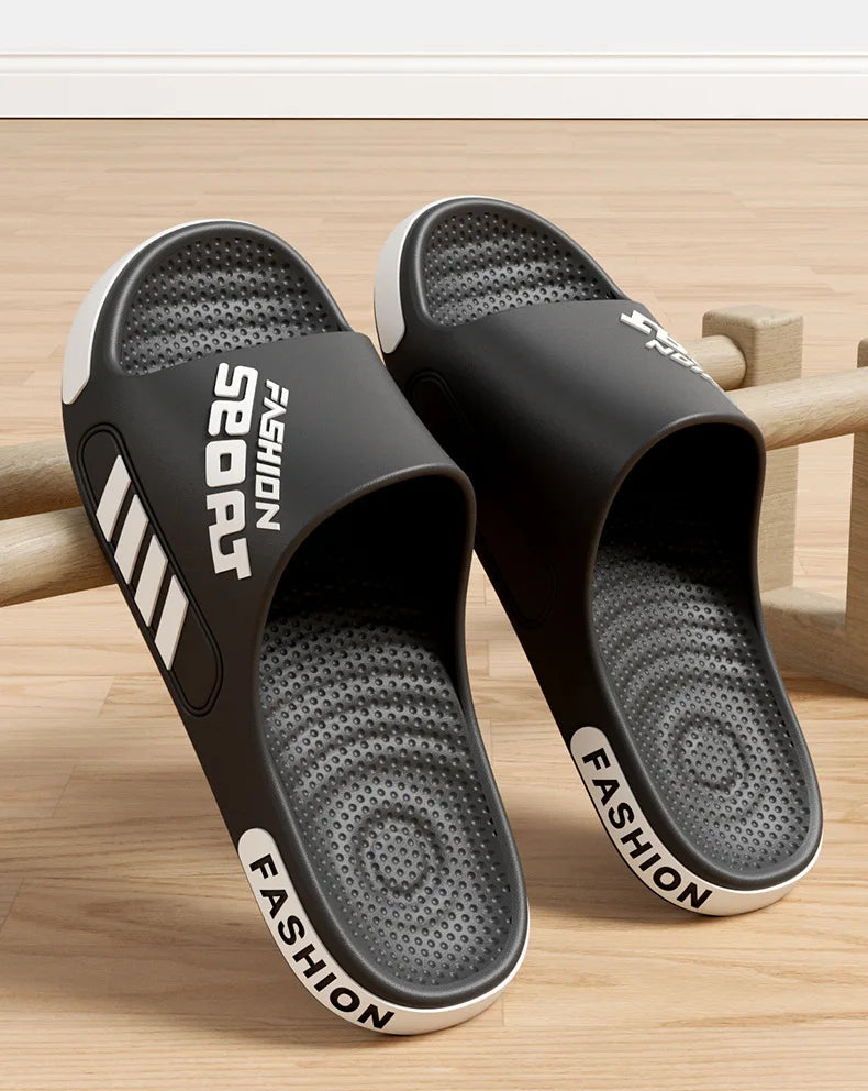 Men’s & Women’s Large Size EVA Slippers — Trendy Non-Slip Outdoor Summer Slippers for Students & Couples