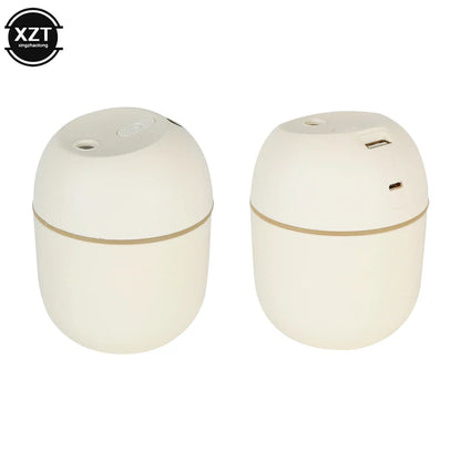 220ML Mini Aroma Oil Diffuser - USB Essential Oil Atomizer, Electric Air Humidifier with LED Night Lamp for Home, Car, Office