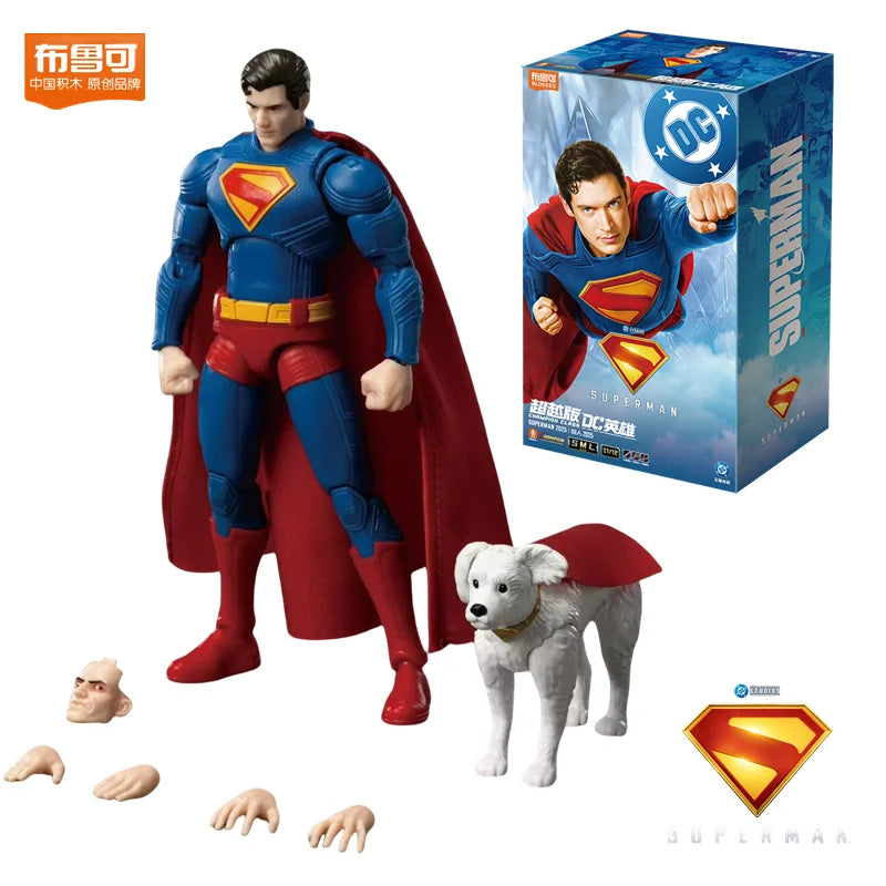 Blokees 2025 David Superman Action Figure – Classic Assemble Toy Model for Kids’ Collection & Gift