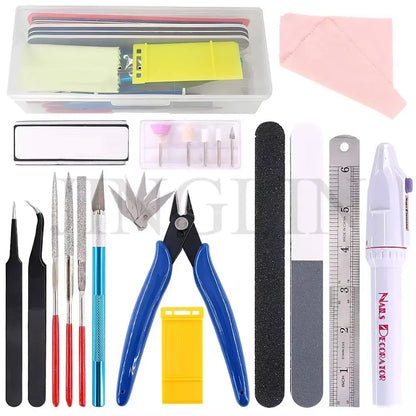 3D Printer Tool Kit – Electronic Wire Pliers, Trimming Knife, Scraper, Deburring Cutter & Tweezers Set