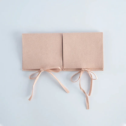 10PCS Velvet Jewelry Gift Pouches - Elegant Wedding Favor Bags & Microfiber Cosmetic Storage Bags