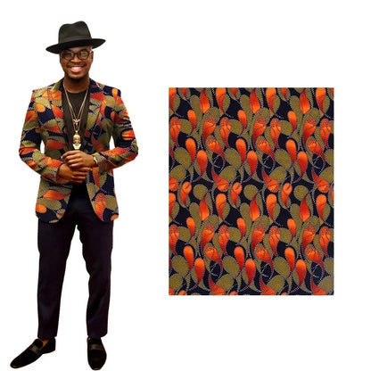 African Ankara Wax Print Fabric by the Yard - 3/6 Yards Party Dress Sewing Cloth FP6625
