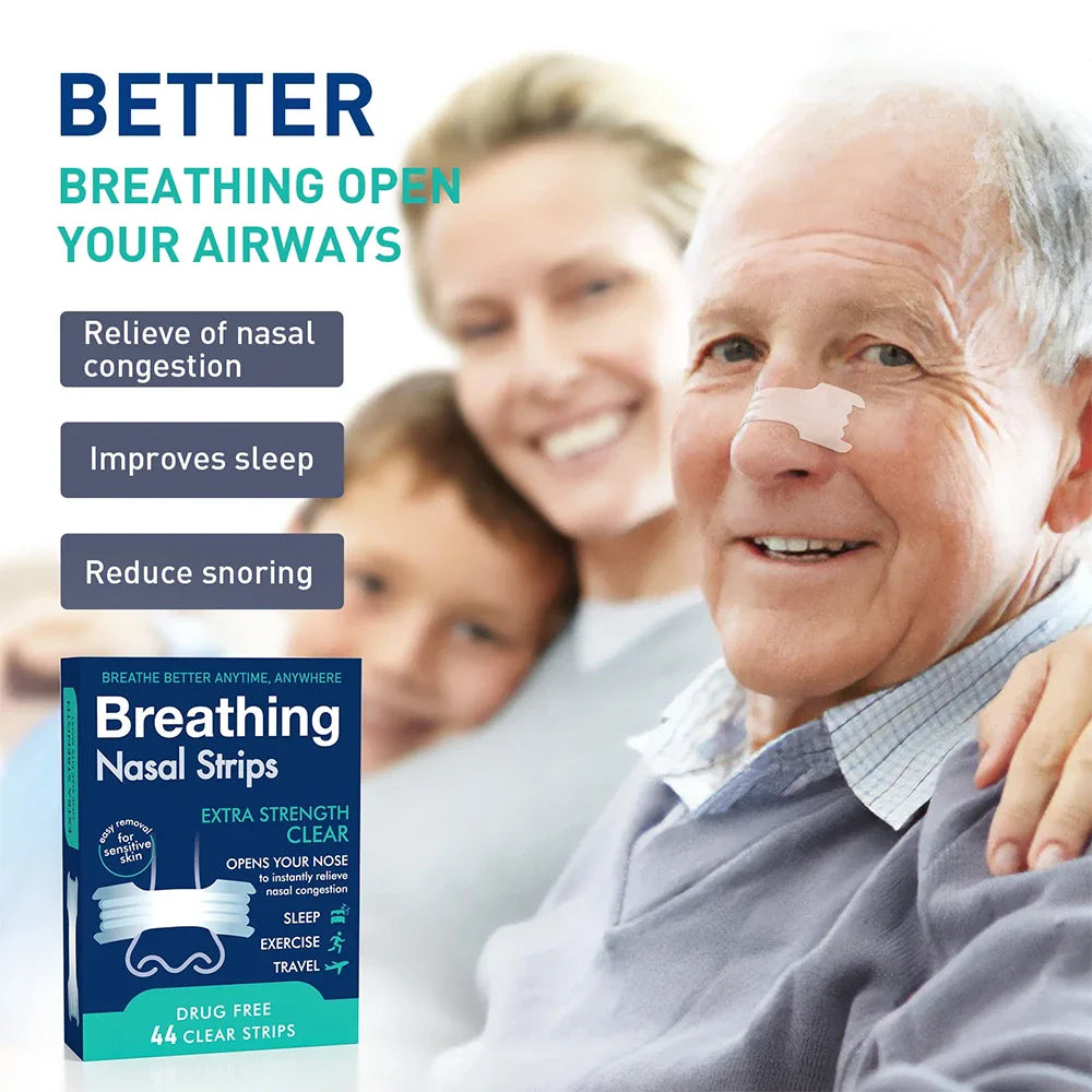 Lavender Scented Nasal Strips — Anti-Snoring Sleep Aid for Better Breathing and Improved Sleep