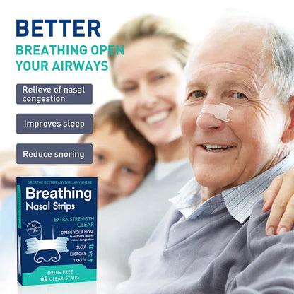 Lavender Scented Nasal Strips — Anti-Snoring Sleep Aid for Better Breathing and Improved Sleep