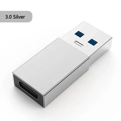 USB-C to USB 2.0 Adapter – Type-C Male to Female Converter for Phones, PCs & Laptops