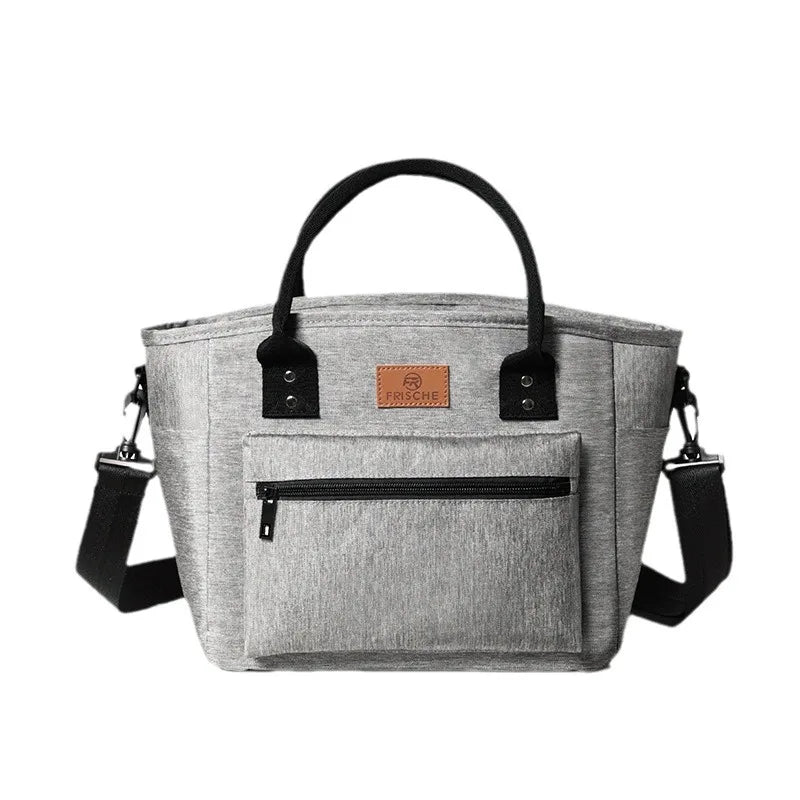 Portable Insulated Lunch Bag – Waterproof Picnic Lunch Box Tote for Office, Rice, and Meals