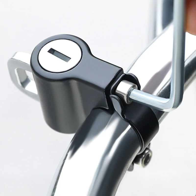 Neutral Helmet Lock for Electric Vehicles | Anti-Theft Motorcycle & Battery Safety Wire Rope Lock