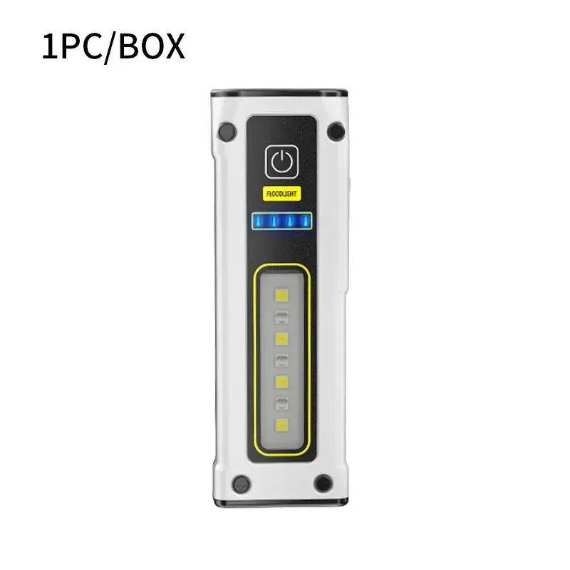 Super Bright LED Work Lamp with Magnet, SOS Alarm, Power Bank, and Waterproof Emergency Flashlight - New Design