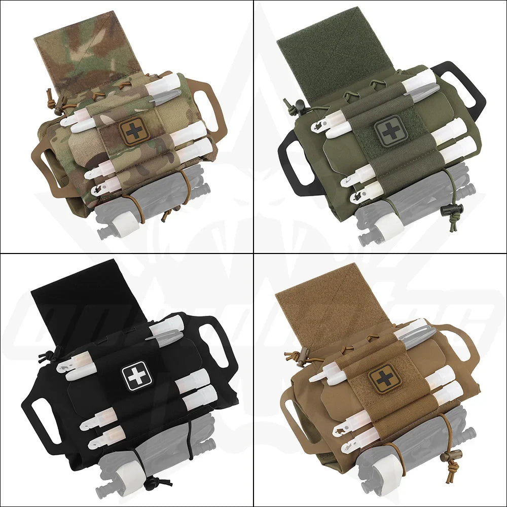 OphidianTac Outdoor First Aid Bag – Rapid Deployment Medium IFAK MOLLE Medical Pouch for Hunting Vest Accessories