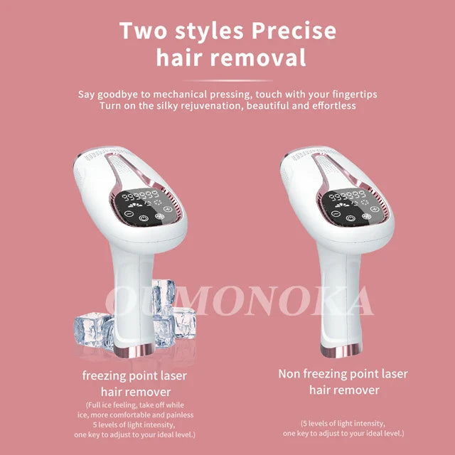 Body Bikini IPL Hair Removal Device – 999,999 Flashes, Permanent Painless Laser Epilator for Women, Home Use