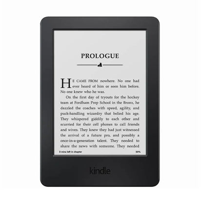 Original Kindle 6th & 8th Gen E-Book Reader, 6-Inch E-Ink Touchscreen, WiFi, No Light, Better Than Kobo E-Reader