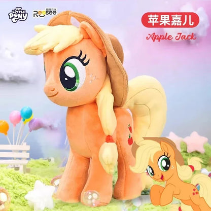 My Little Pony Plush Toys – Twilight Sparkle, Pinkie Pie, Rarity, Fluttershy, Applejack & Rainbow Dash Stuffed Dolls, Kids Xmas Gift