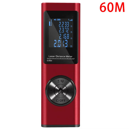40M/60M Mini Smart Laser Distance Meter | Portable USB Rechargeable Infrared Rangefinder