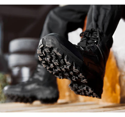 Men's Outdoor Hiking Boots - Desert Tactical Military Boots, Special Forces Anti-Slip & Warm Work Boots
