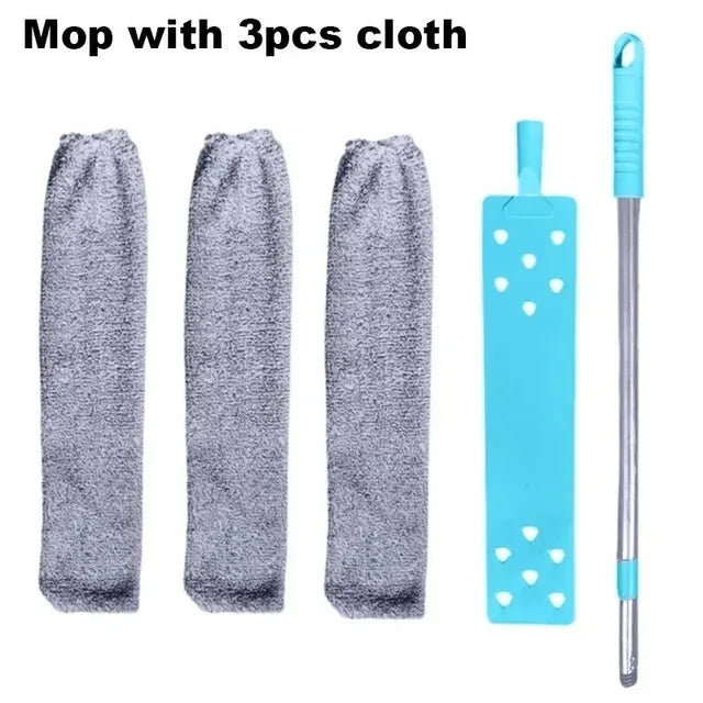 UNTIOR Long Handle Dust Mop – Floor, Ceiling, Sofa & Bed Dust Cleaner Household Cleaning Tool