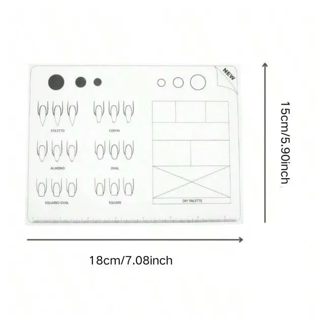 Portable Nail Art Armrest Mat - 1/2PCS Foldable Soft Microfiber Leather Table Pad for Nail Salons