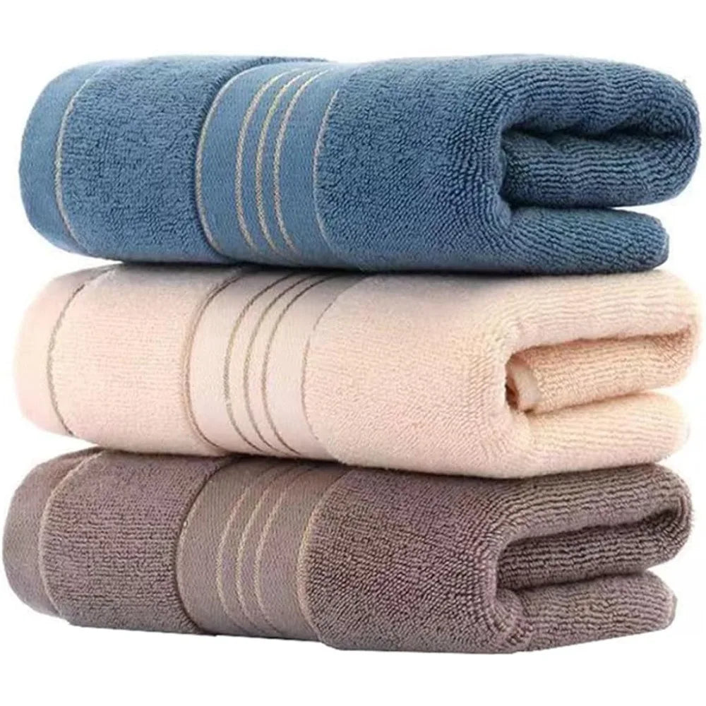Thickened Pure Cotton Quick-Dry Absorbent Face Towel – Soft Hand Towel for Gym, Hotel & Home Bathroom