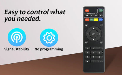 X96 Mini Universal Remote for Android TV Box, Compatible with MXQ Pro 4K, T95M, T95X, H96 Pro+ & More