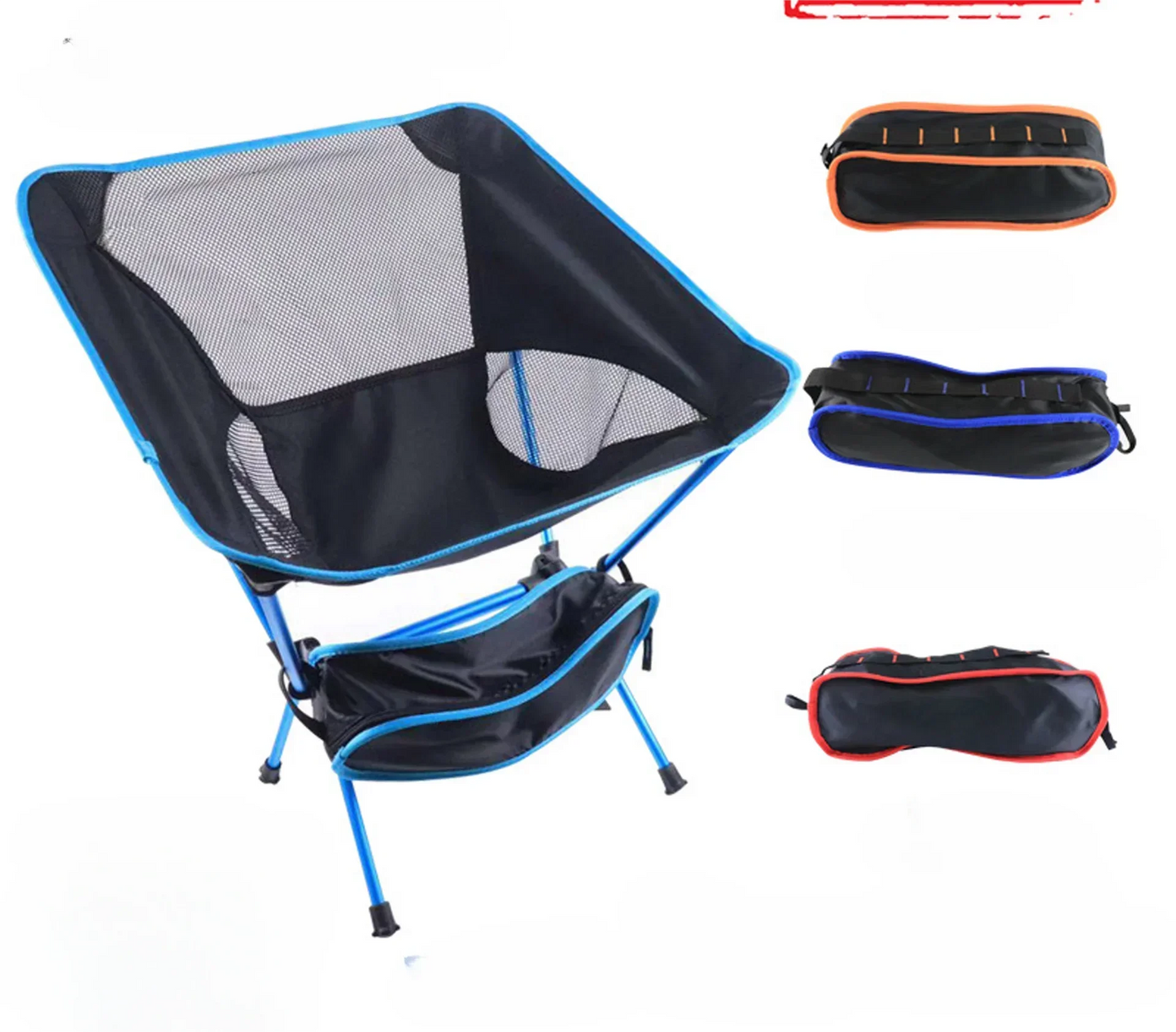Portable Lazy Back Chair – High-End Lightweight Aluminum Alloy Folding Moon Chair for Outdoor Camping & Travel