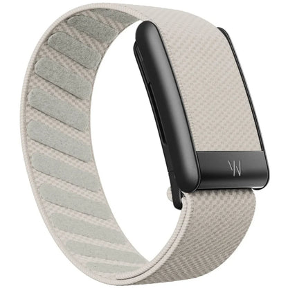 Whoop 5.0 Compatible Nylon Wristband - Black, Silver & Gold Woven Elastic Sports Replacement Strap
