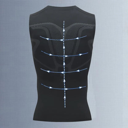 Men’s Compression Tank Top — Sleeveless Quick-Dry Gym Shirt for Fitness, Bodybuilding & Workout