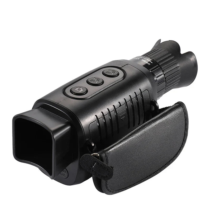 1080P HD Monocular Night Vision – 5X Infrared Zoom Hunting Telescope, 300m Full Darkness Range
