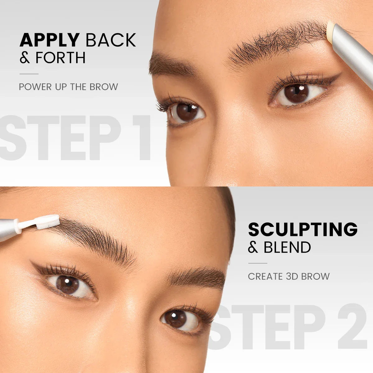 FOCALLURE 3D Eyebrow Gel Pencil – 2-in-1 Waterproof, Long-Lasting Eyebrow Wax & Enhancer Makeup Tool