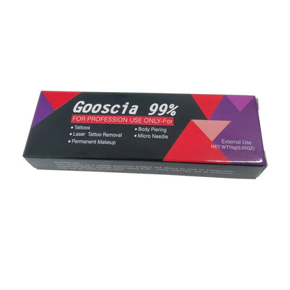 99% Gooscia Tattoo Numbing Cream 10g – Pre-Permanent Makeup for Microblading, Eyebrows, Lips & Tattoo Removal
