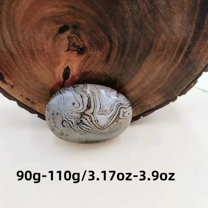 Big Silk Agate Raw Stone – Unengraved Pebble Handle Piece for DIY Jewelry, Gemstones & Stone Landscaping