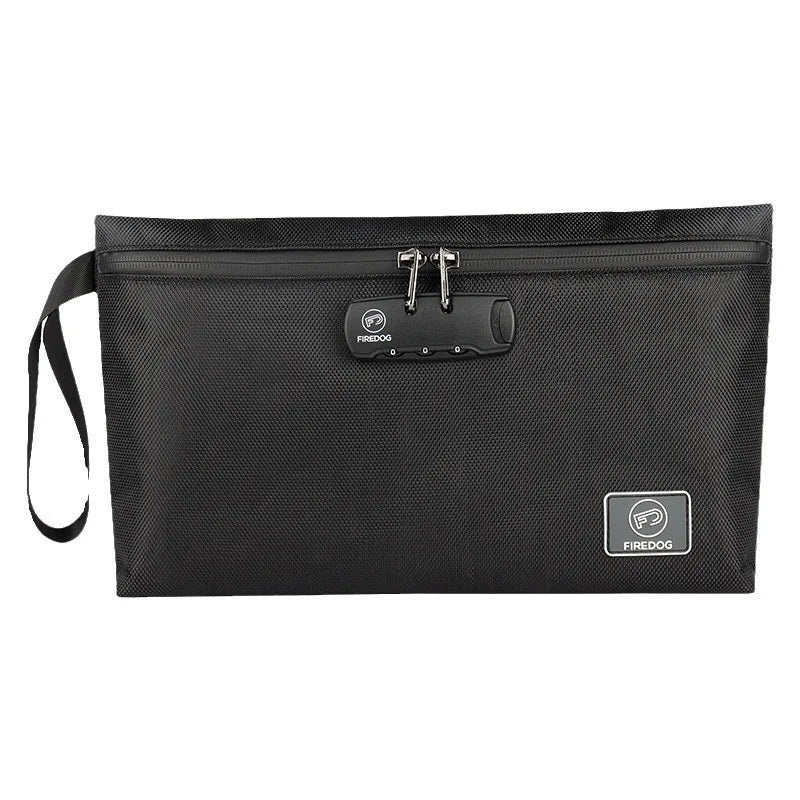 Travel Storage Bag with Password Lock – Waterproof Anti-Odor Safe Handbag for Files, Cards, and Smoking Pipe Storage