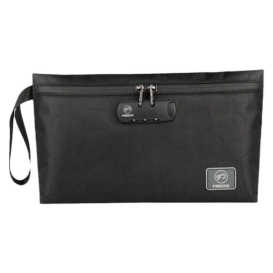 Travel Storage Bag with Password Lock – Waterproof Anti-Odor Safe Handbag for Files, Cards, and Smoking Pipe Storage