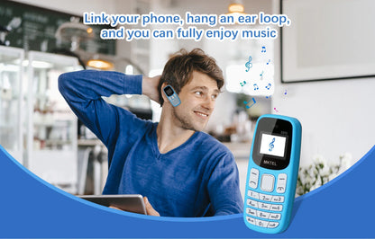 MKTEL 3310 Mini Feature Phone – Dual SIM, Dual Standby with MP3/MP4, FM Radio, Bluetooth & GPRS