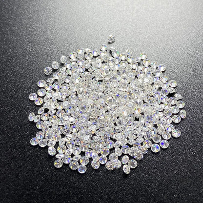 1CT Lab-Grown Moissanite Diamonds – D Color VVS1 Loose Gemstones, Full Size 0.7mm-20mm