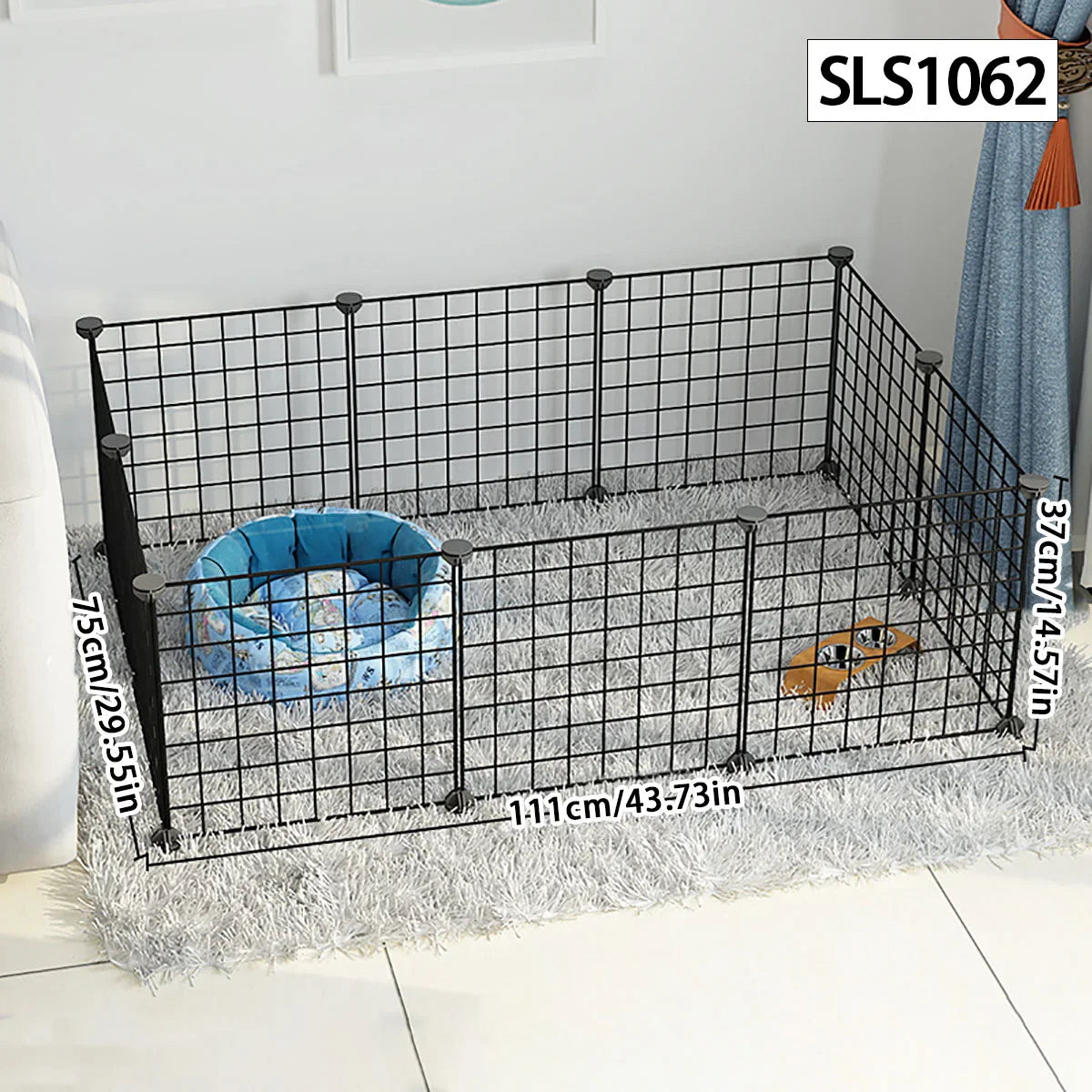 Indoor Dog Cage Wire Mesh Fence – Teddy Pet Escape Barrier