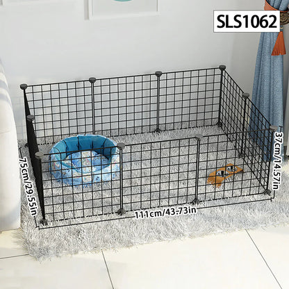 Indoor Dog Cage Wire Mesh Fence – Teddy Pet Escape Barrier