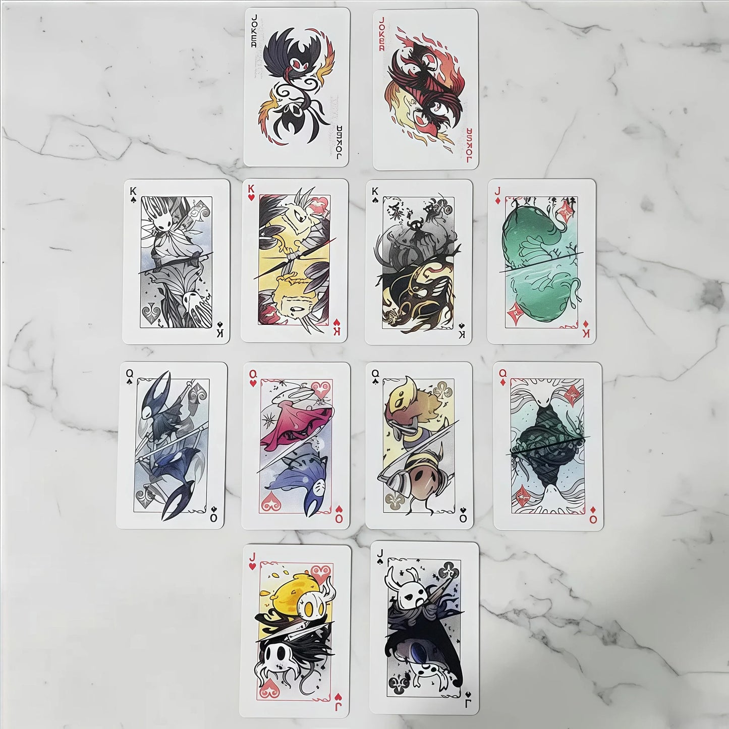 Hollow Knight Themed Playing Cards – Standard Poker Deck, Creative Family Party Board Game Cards, Portable Collectible Gift Set