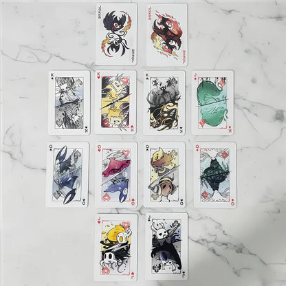 Hollow Knight Themed Playing Cards – Standard Poker Deck, Creative Family Party Board Game Cards, Portable Collectible Gift Set