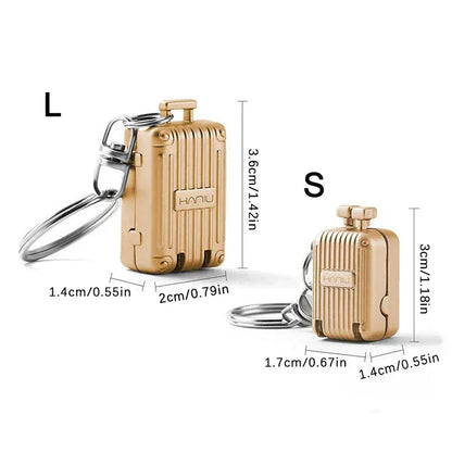 Exquisite Foldable Nail Clippers Keychain – Stainless Steel Fingernail & Toenail Manicure Trimmer