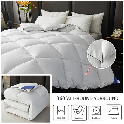 Warm Winter Thick Quilts – Down Filling Comforter for Single, Double & Couple Beds, 150x200cm
