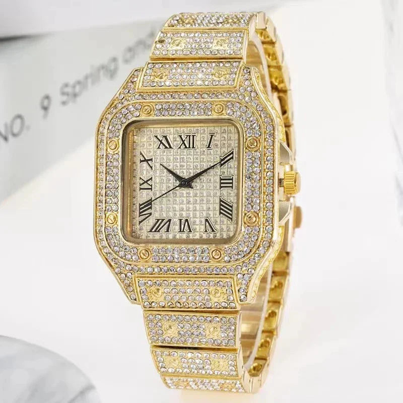 Luxury Silver Stainless Steel Quartz Watch for Men – Dainty Business Casual Wristwatch