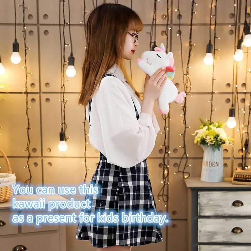 Kawaii Horse Plush Toy – Soft Huggable Stuffed Animal Dolls, 25/50cm Birthday Gift for Children & Girls