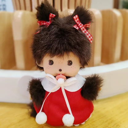 Kawaii Meng Qiqi Dress-Up Doll Plush Pendant – Cute School Bag Accessory & Children’s Christmas Gift