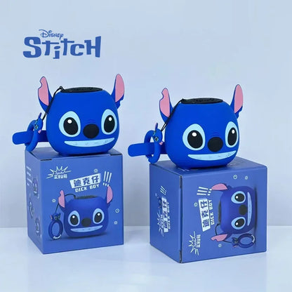 Disney 3D Stitch Wireless Bluetooth Mini Speaker – Dual HIFI Stereo Bass with TF & FM Radio
