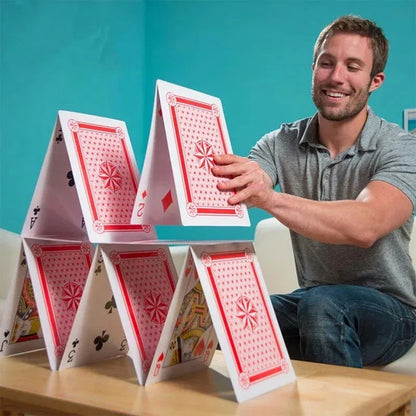 Jumbo Playing Cards — 2/4/6/9x Large Size Creative Design for Magic Tricks, Board Games & Fun Party Games for Adults