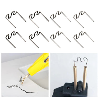 500pcs Plastic Repair Machine Welding Hot Stapler: Pre Cut Waves Staple 0.6mm/0.8mm for Sheet Metal and Car Repair - Big Waves Repair Tools